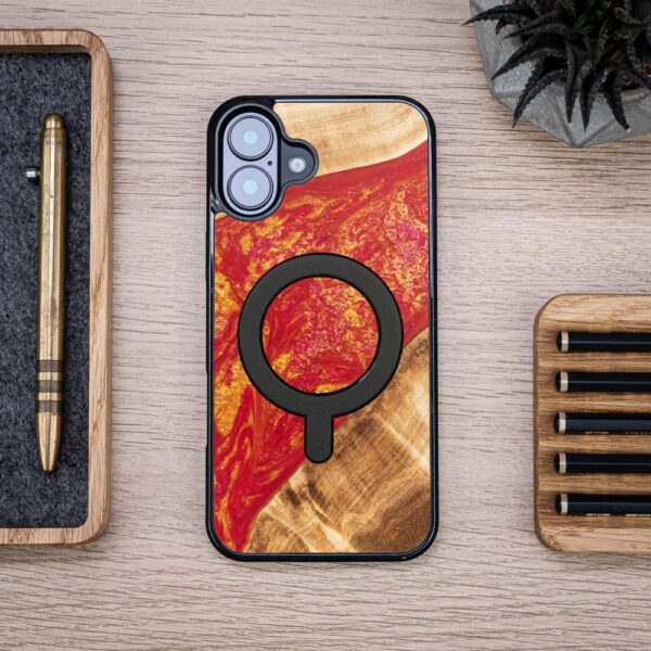 419382_oryg Bewood Unique case for iPhone 16 Plus 6,7" Neons Paris with MagSafe