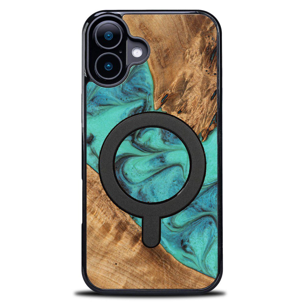 419384_oryg Bewood Unique case for iPhone 16 Plus 6,7" Turquoise with MagSafe
