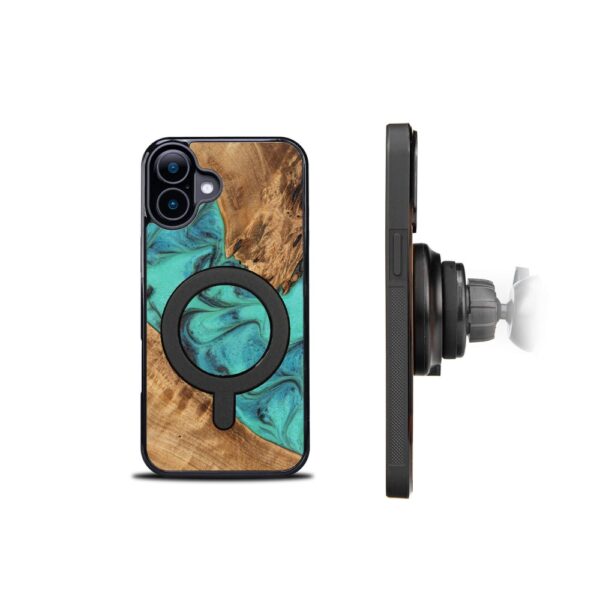 419386_oryg Bewood Unique case for iPhone 16 Plus 6,7" Turquoise with MagSafe