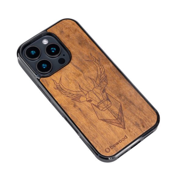 Bewood case for iPhone 16 Pro 6,3" Deer Imbuia