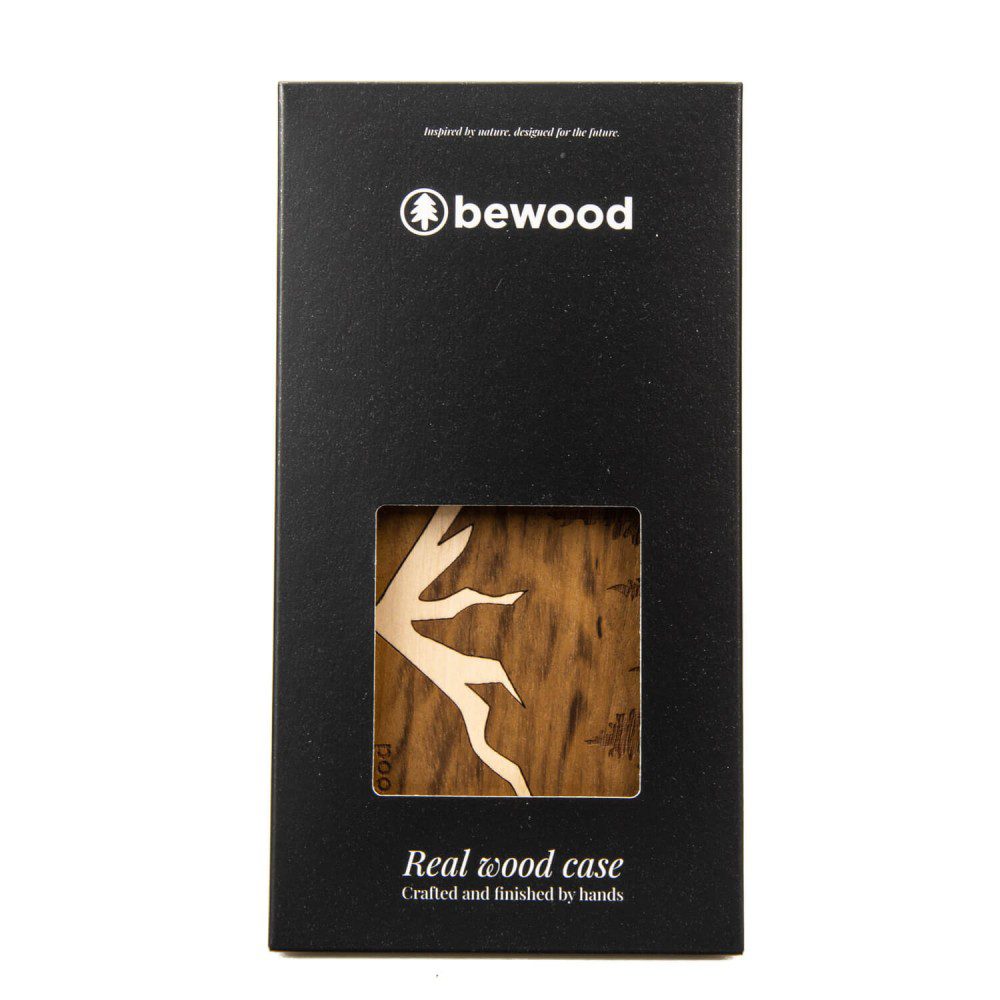 Bewood case for iPhone 16 Pro 6,3" Mountains Imbuia
