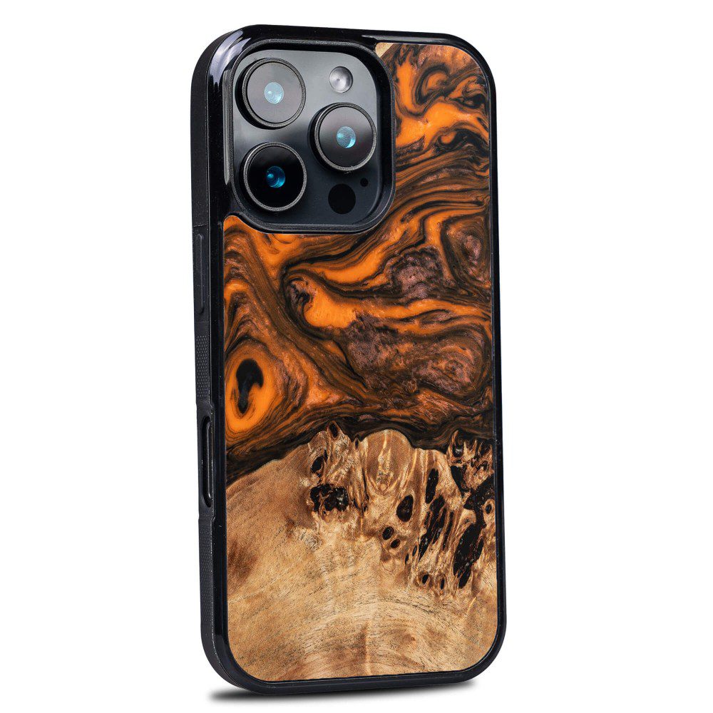 Bewood Unique case for iPhone 16 Pro 6,3" Orange