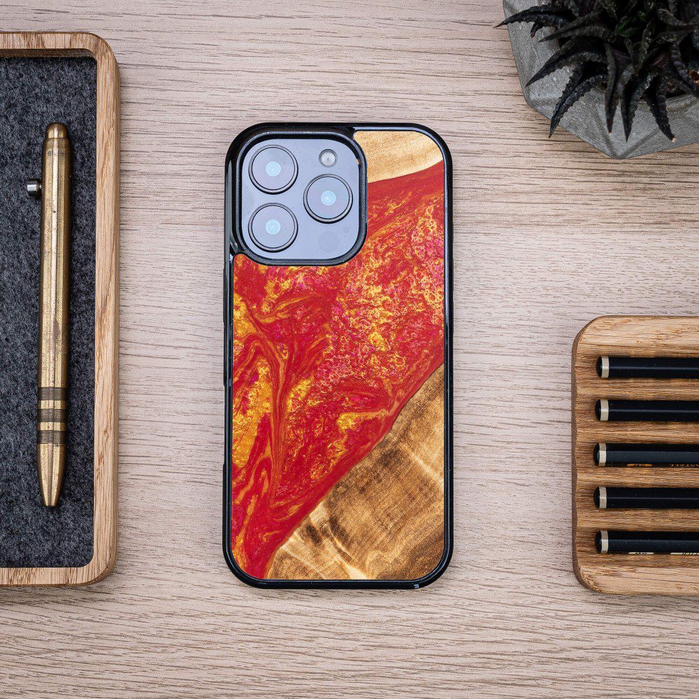 Bewood Unique case for iPhone 16 Pro 6,3" Neons Paris