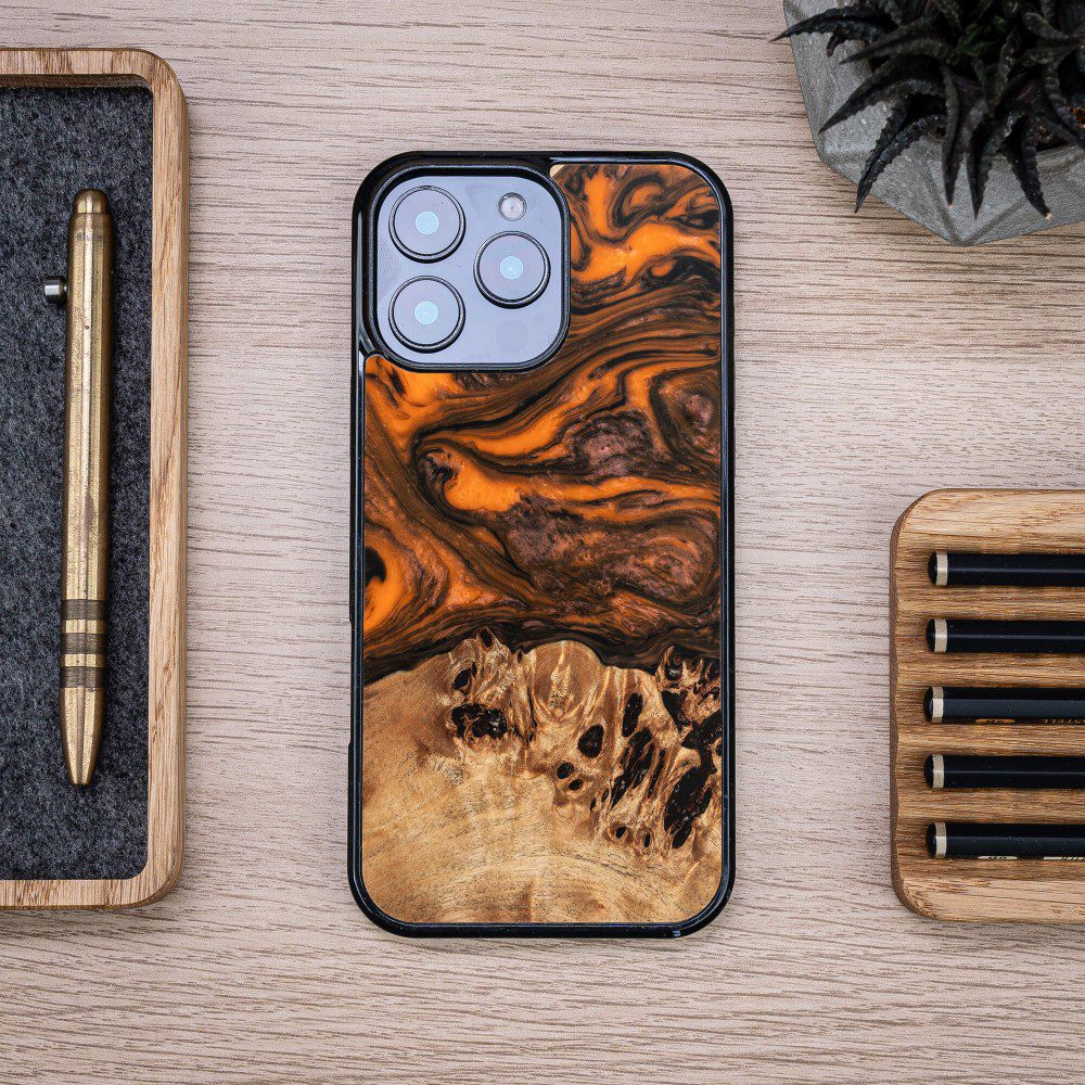 Bewood Unique case for iPhone 16 Pro Max 6,9" Orange