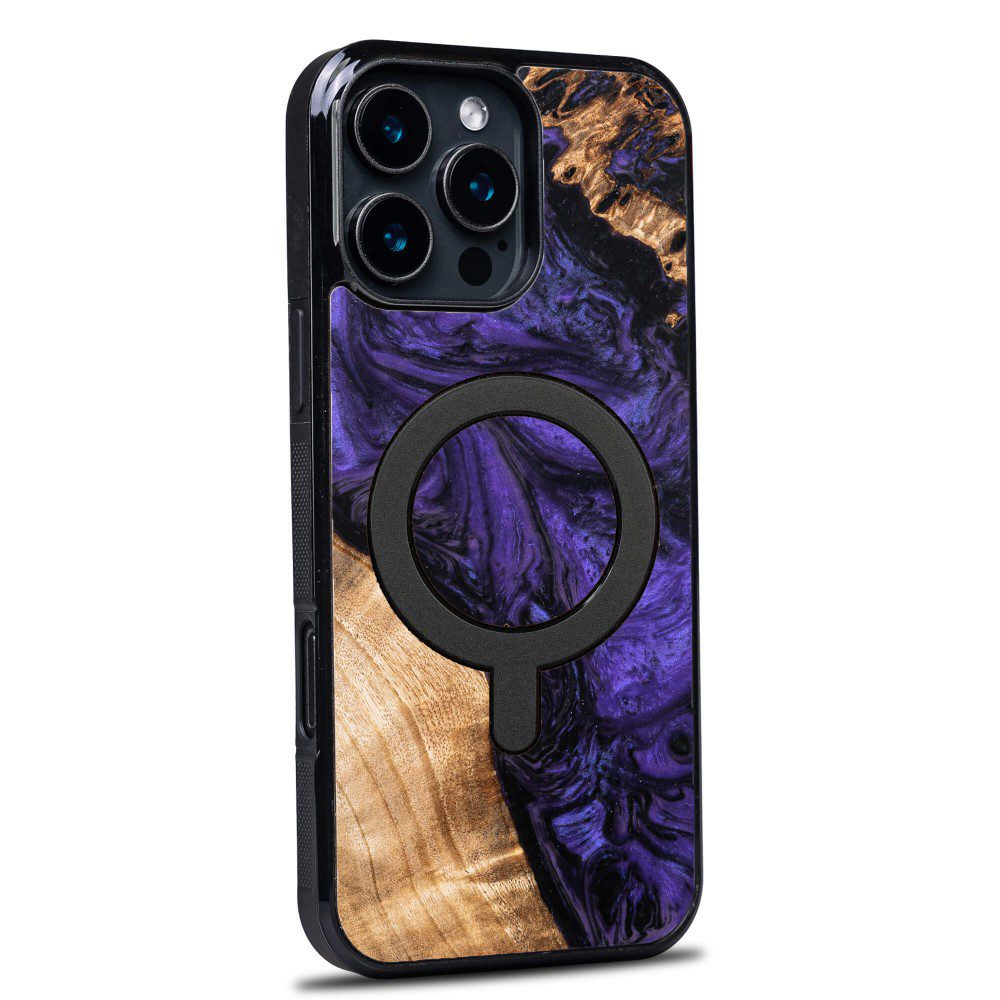 Bewood Unique case for iPhone 16 Pro Max 6,9" Violet with MagSafe