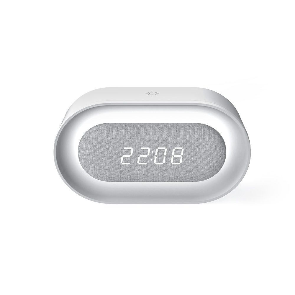 419642_oryg Alarm Clock with LED Night Light PURE FNL-07 AKSEL white long Forever Light