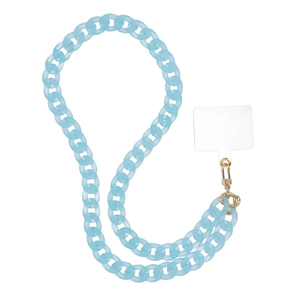 41e30113f325c0685459d5a0da7fc928 PANAMA LONG Phone lanyard, Phone pendant / cord length 80cm (40cm in the loop) / on neck - blue