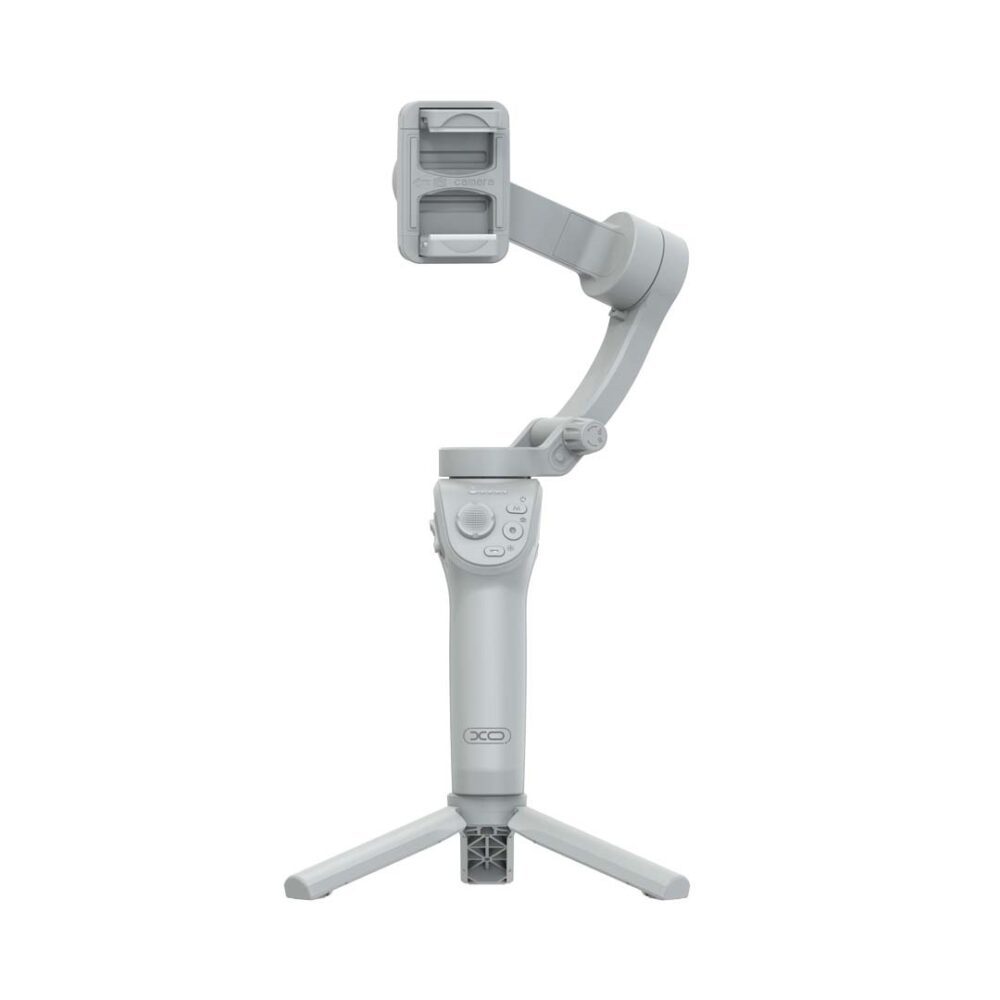 420023_oryg XO gimbal selfie stick Bluetooth tripod SS17 gray