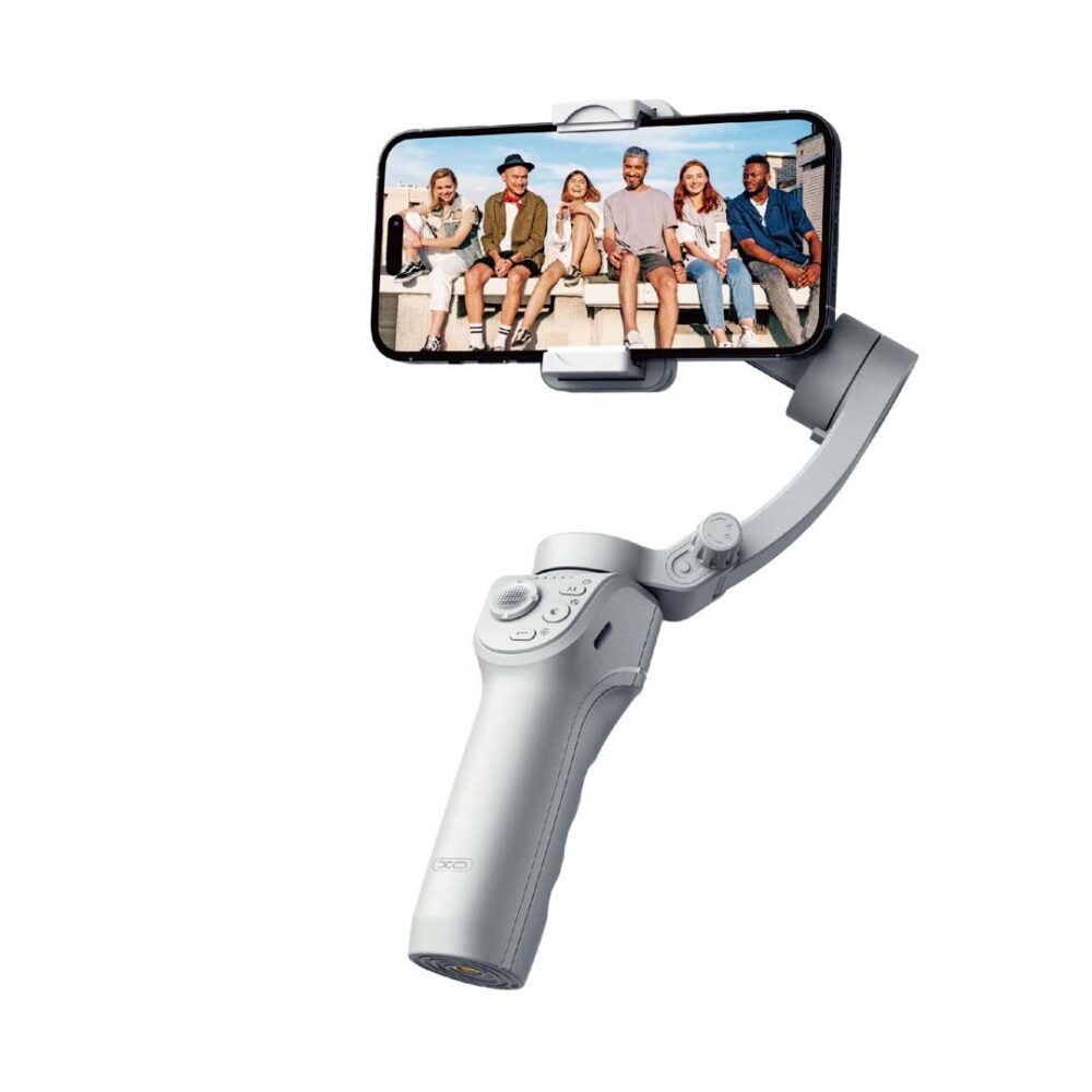 420024_oryg XO gimbal selfie stick Bluetooth tripod SS17 gray