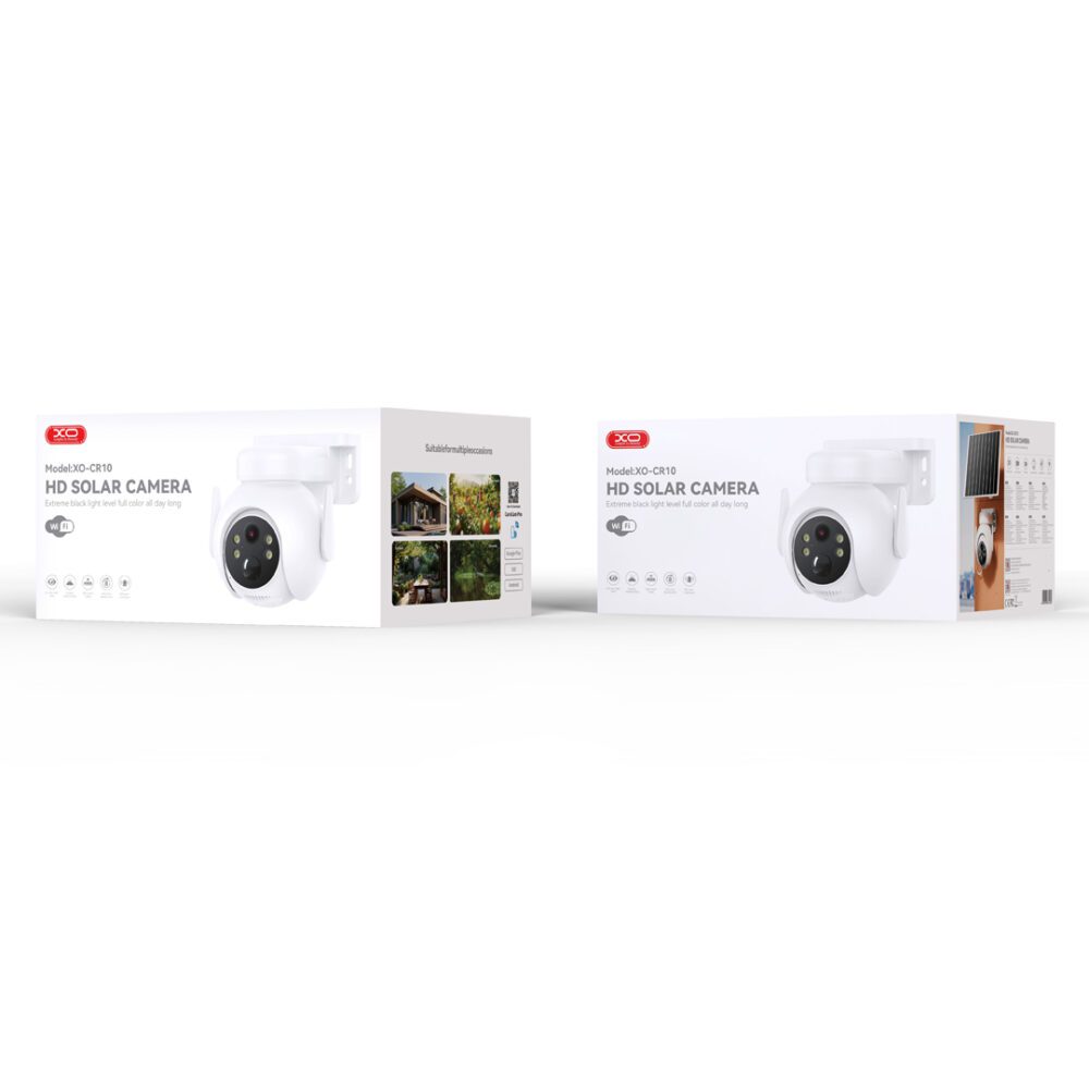 XO camera CR10 WiFi IP Solar powered white 7800mAh 2K