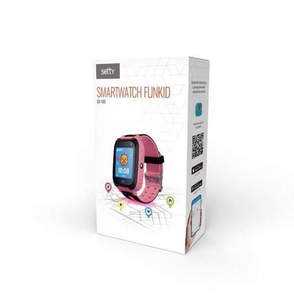 420120_oryg Kids watch LBS Setty Funkid SD-100 pink