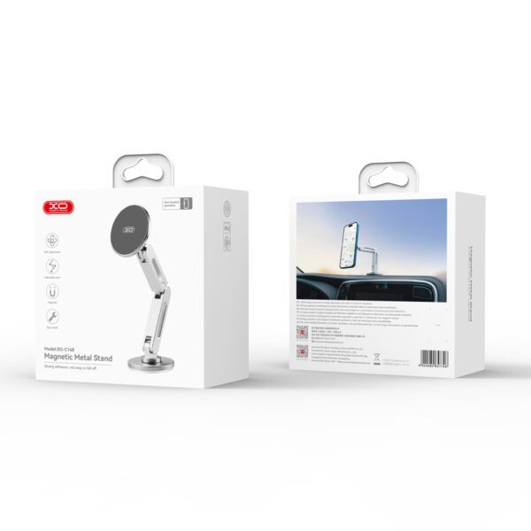 XO car holder C148 magnetic silver glued