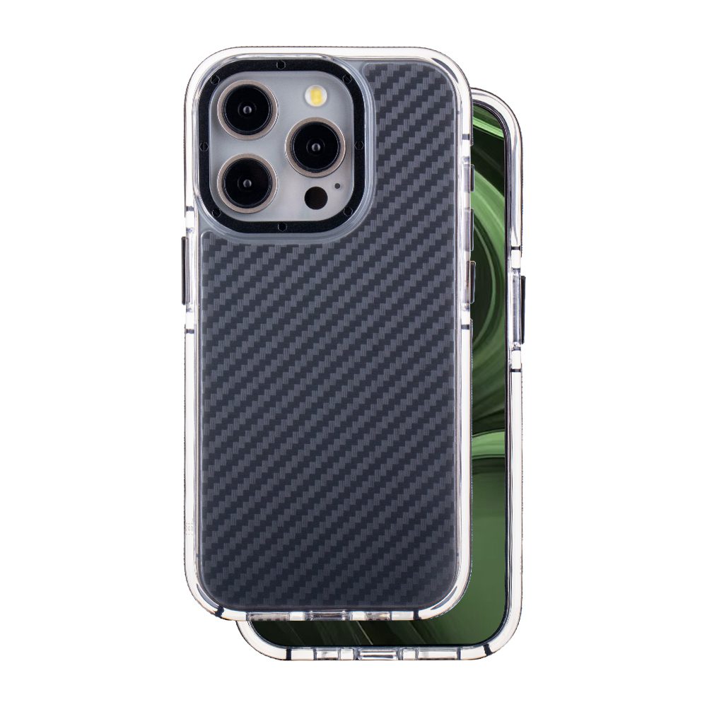 421044_oryg Acrylic Carbon case for iPhone 15 Pro 6,1" black
