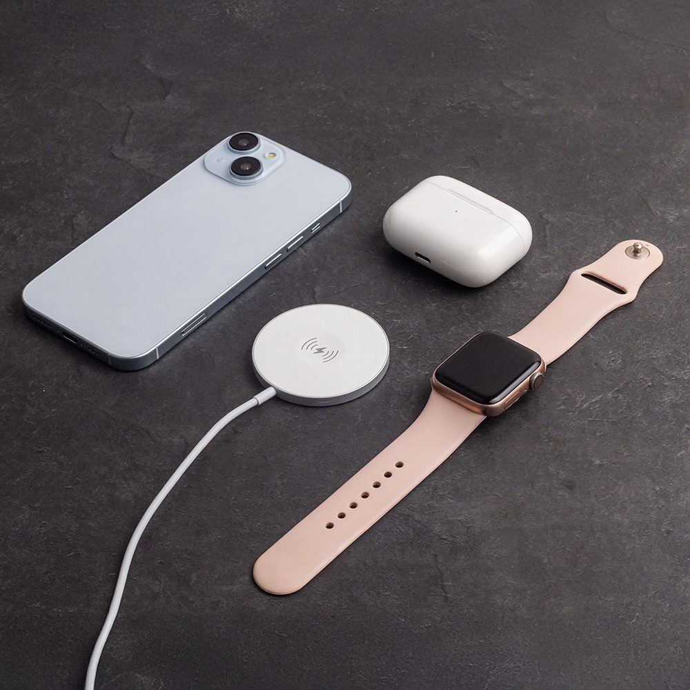 421089_oryg Forever MAWC-400 magnetic wireless charger 15W white 3in1