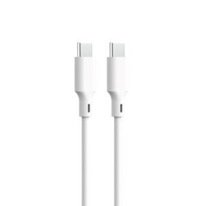 Forever recycling cable USB-C - USB-C 1,5m  3A KR15-CC-00 white