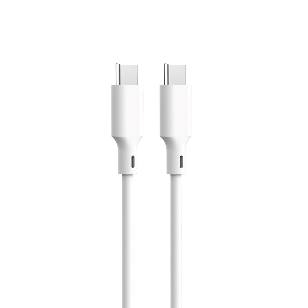 421123_oryg Forever recycling cable USB-C - USB-C 1,5m 3A KR15-CC-00 white