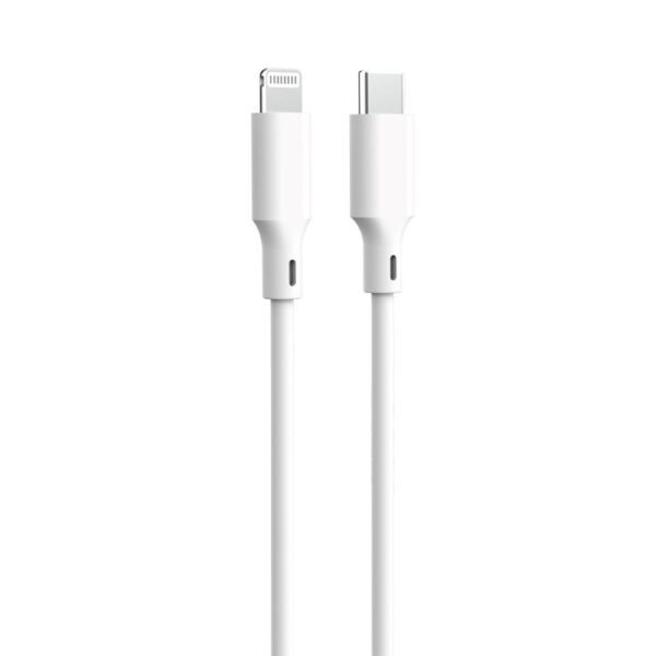 Forever recycling  cable USB-C - Lightning 1,5m 3A KR12-CL-00 white
