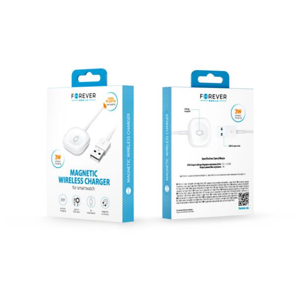 Forever MASM-100 wireless charger for AppleWatch 3W white