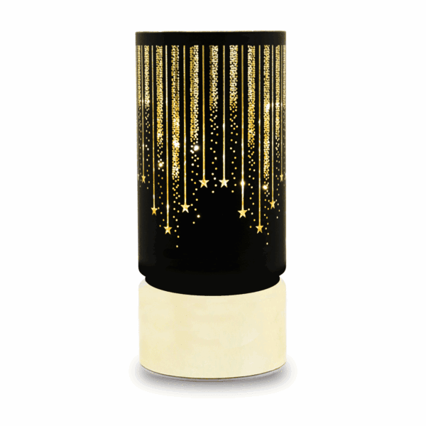 421184_oryg Christmas glass Lantern FCL-20 black-gold L Forever Light