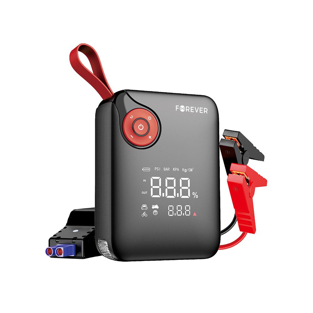Forever jump starter 4in1 JS-400 26,64Wh black-red