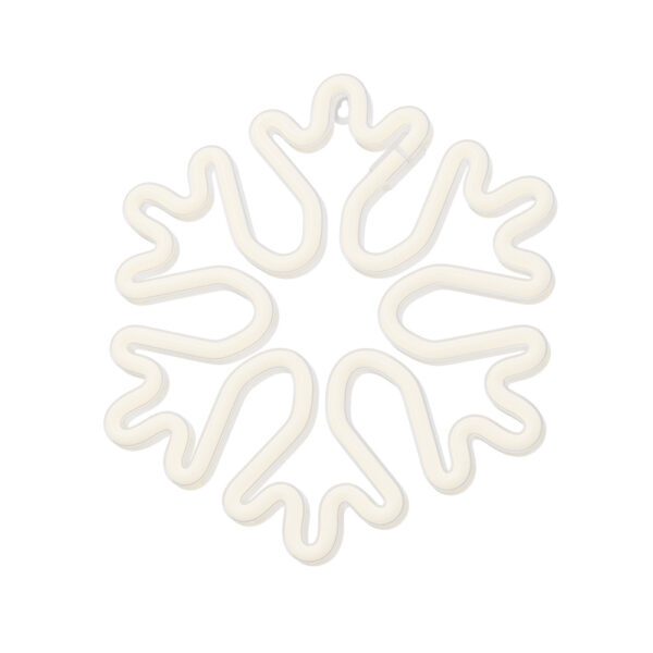 421328_oryg Neon LED CHRISTMAS SNOWFLAKE white FLNE20 Forever Light