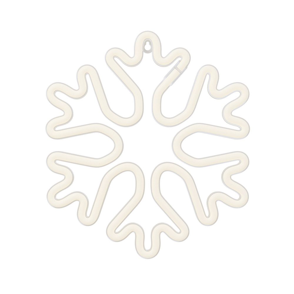 421329_oryg Neon LED CHRISTMAS SNOWFLAKE white FLNE20 Forever Light