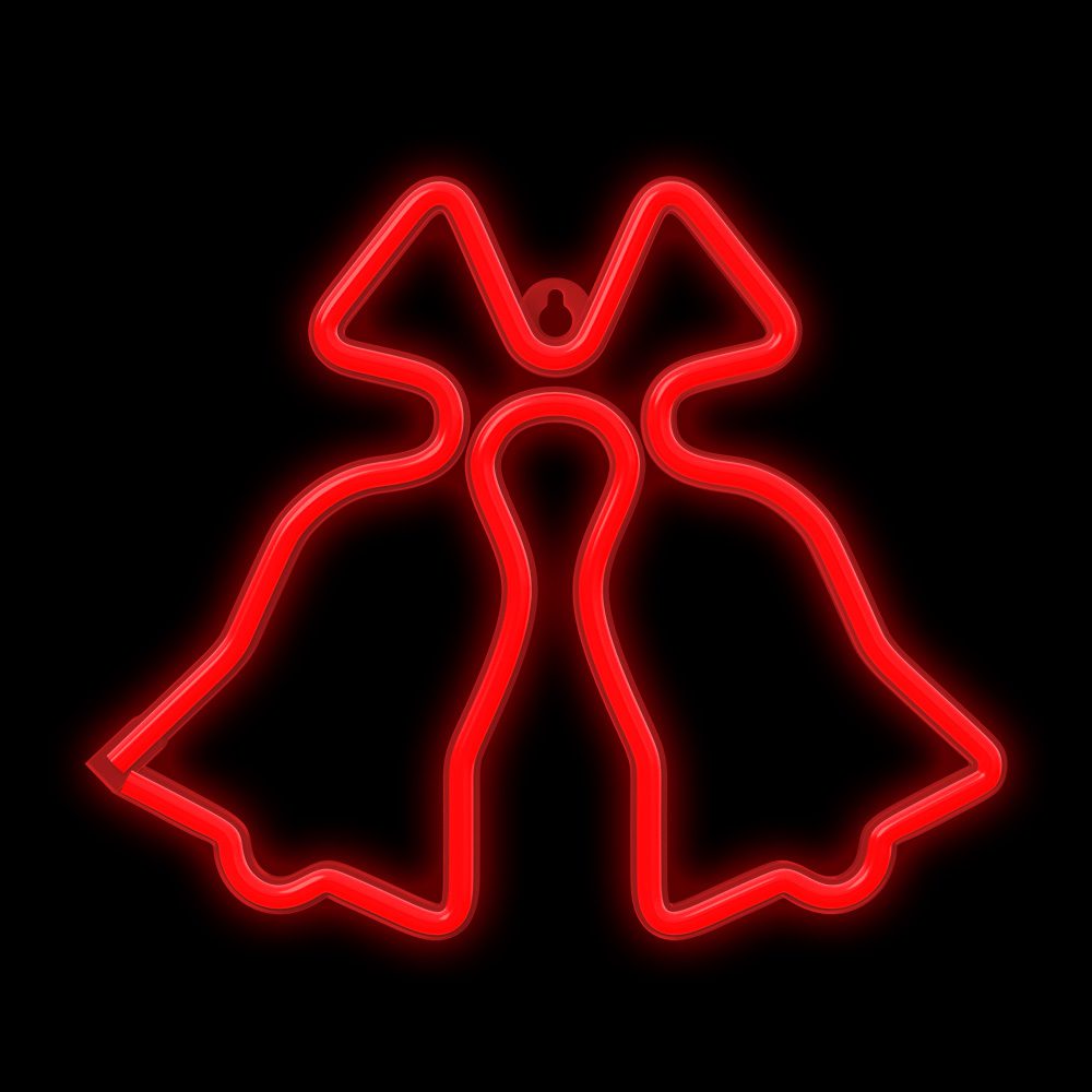 421340_oryg Neon LED CHRISTMAS BELLS red FLNE17 Forever Light