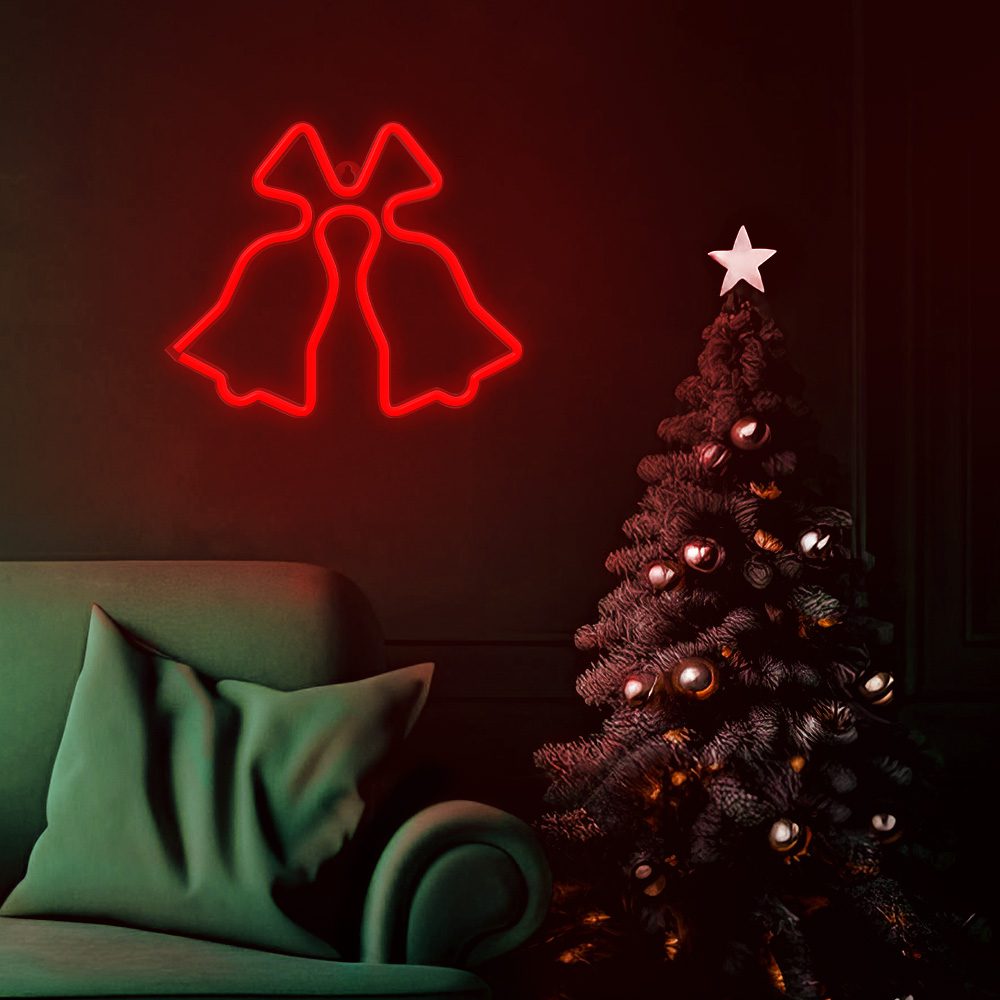 421341_oryg Neon LED CHRISTMAS BELLS red FLNE17 Forever Light