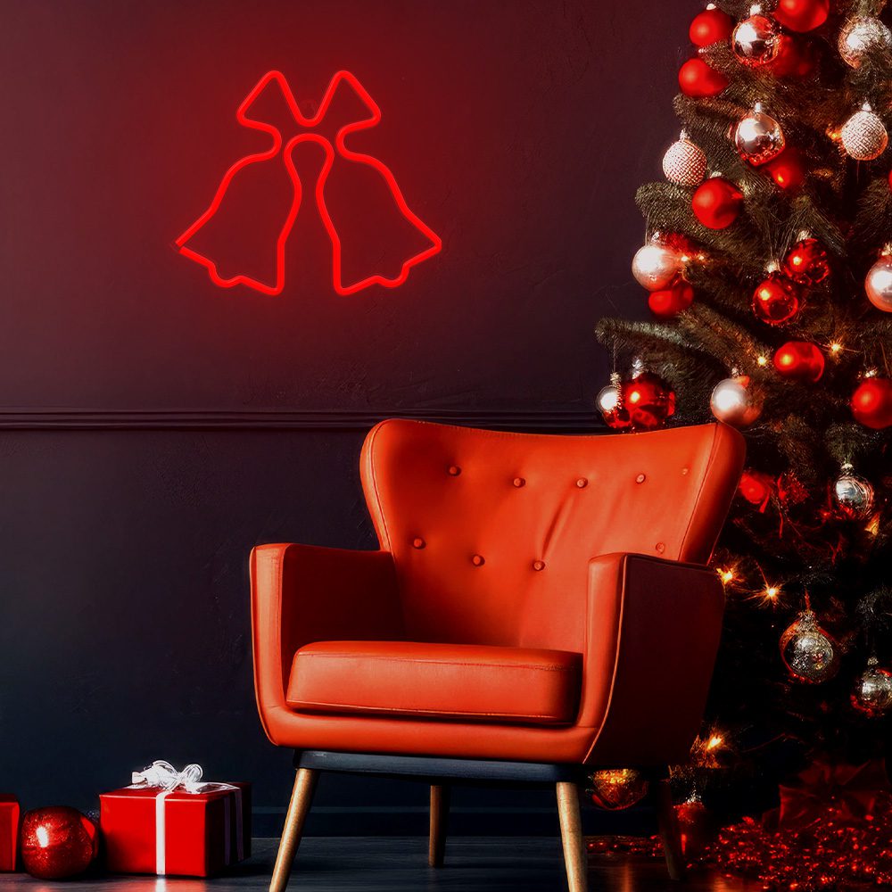 421342_oryg Neon LED CHRISTMAS BELLS red FLNE17 Forever Light