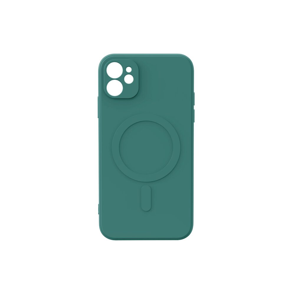 421440_oryg Simple Color Mag case for iPhone 12 6,1" dark green