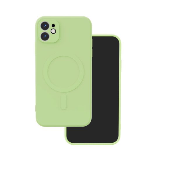 421448_oryg Simple Color Mag case for iPhone 12 6,1" light green