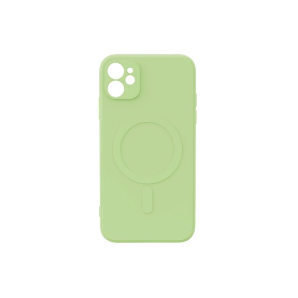 421449_oryg Simple Color Mag case for iPhone 12 6,1" light green