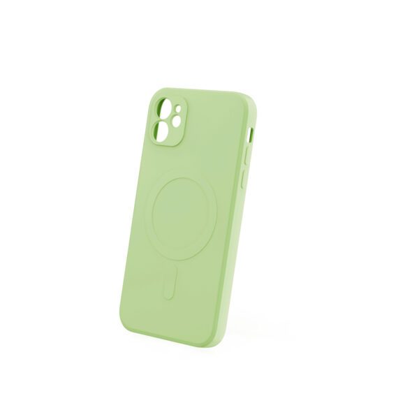 421450_oryg Simple Color Mag case for iPhone 12 6,1" light green