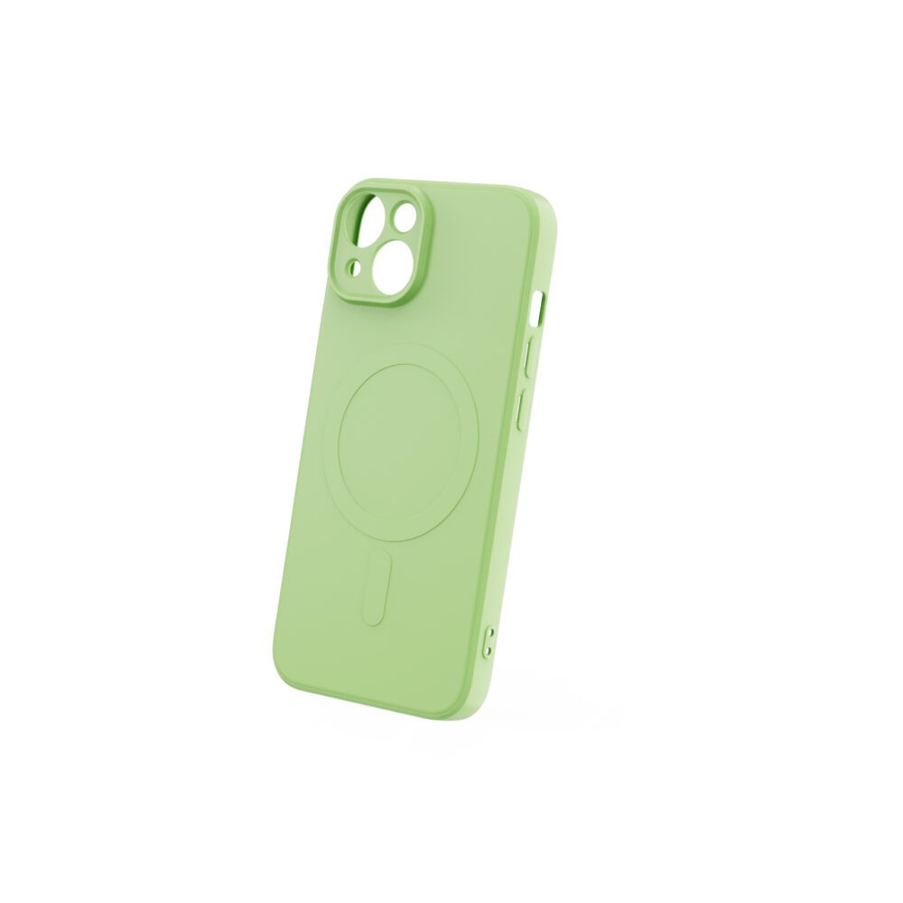 421519_oryg Simple Color Mag case for iPhone 16 6,1" light green
