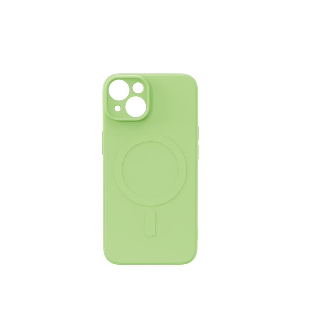 421520_oryg Simple Color Mag case for iPhone 16 6,1" light green