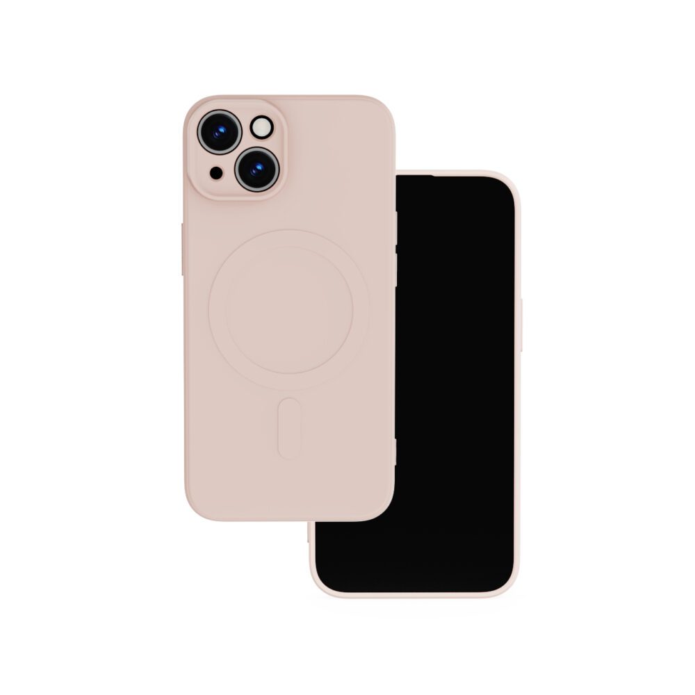 421521_oryg Simple Color Mag case for iPhone 14 6,1" pink