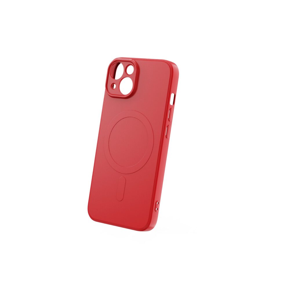 421525_oryg Simple Color Mag case for iPhone 14 6,1" red