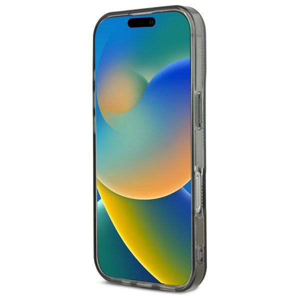 Karl Lagerfeld case for iPhone 16 Pro 6,3" KLHCP16LHKLPKHK black Hard IML Karl Head Electroplated