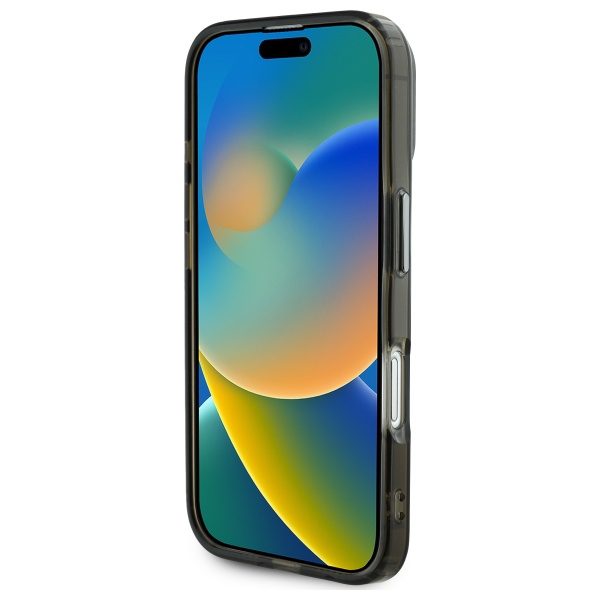 Karl Lagerfeld case for iPhone 16 Plus 6,7" KLHMP16MHLSCHK black Hard IML Metal Choupette Head MagSafe