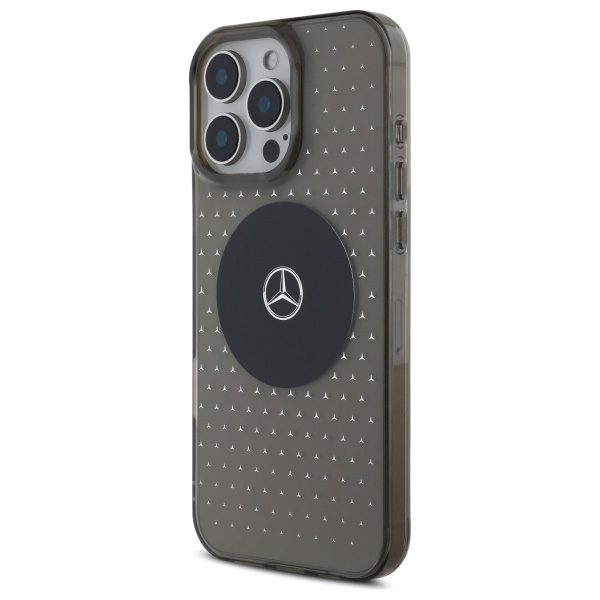 Mercedes case for iPhone 16 Pro 6,3" MEHMP16L23HCPK Hardcase MB Case Star Pattern black