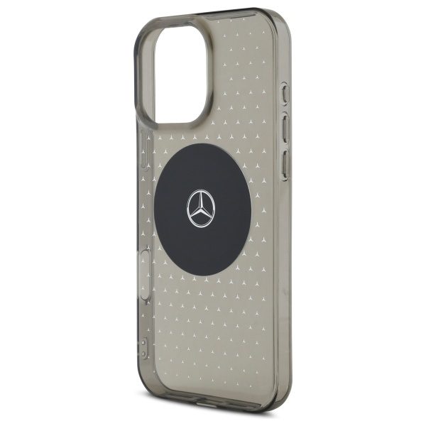 Mercedes case for iPhone 16 Pro 6,3" MEHMP16L23HCPK Hardcase MB Case Star Pattern black