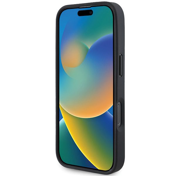 Mercedes case for iPhone 16 Pro 6,3" MEHMP16L23RBGVR Hardcase MB Wood Imitation Leather MagSafe red