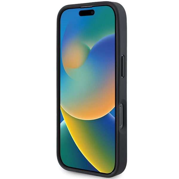 Mercedes case for iPhone 16 Pro Max 6,9" MEHMP16X23RBARV Hardcase Textured And Plain Leather MagSafe navy blue