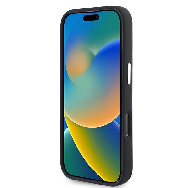 Mercedes case for iPhone 16 Pro Max 6,9" MEHMP16X23SUMBK Hardcase Silicone Blue Stripe MagSafe black