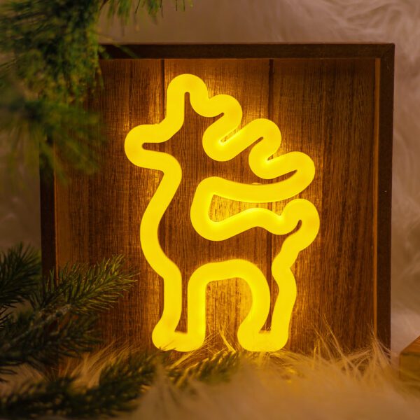 422156_oryg Neon Wood Frame LED DEER warm white FLNW01 Forever Light