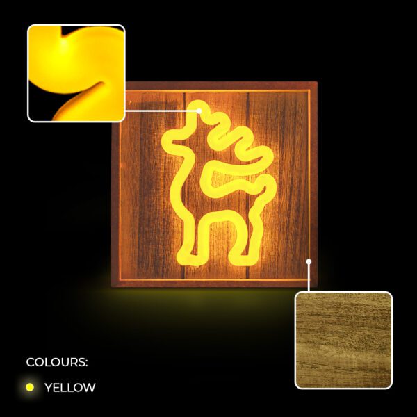 422158_oryg Neon Wood Frame LED DEER warm white FLNW01 Forever Light