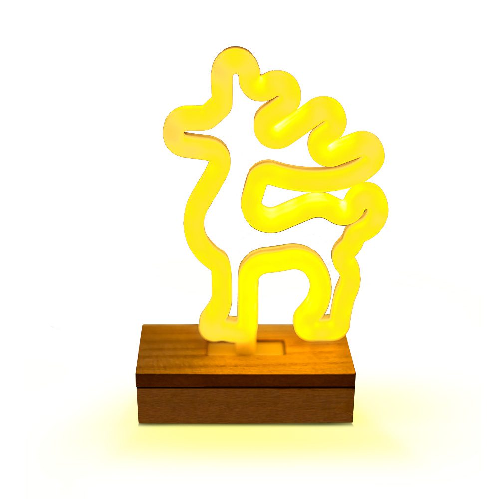 422167_oryg Neon Wood Stand LED DEER warm white FLNW02 Forever Light