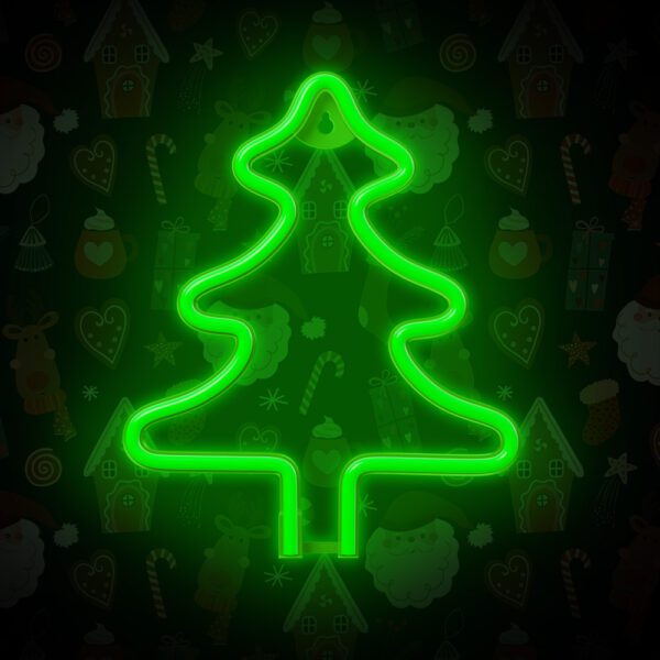 Neon LED CHRISTMAS TREE green FLNE16 Forever Light