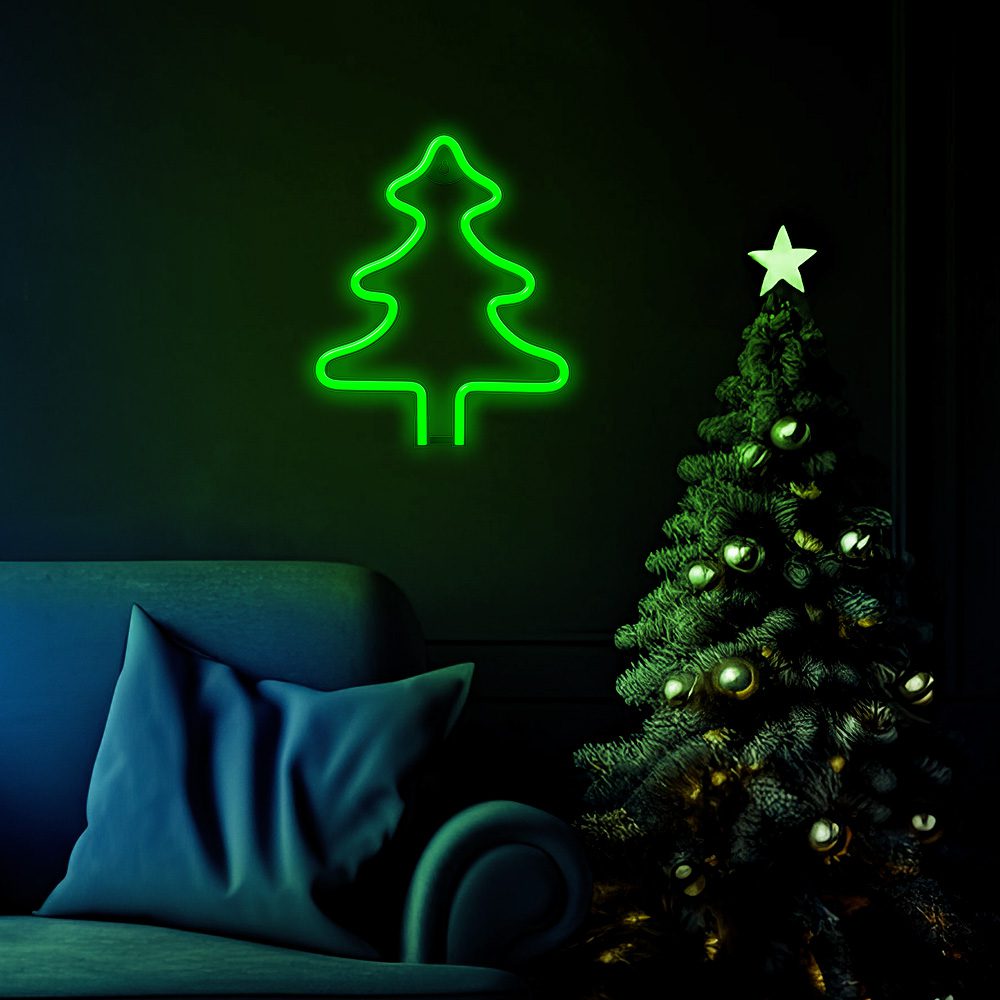 422171_oryg Neon LED CHRISTMAS TREE green FLNE16 Forever Light