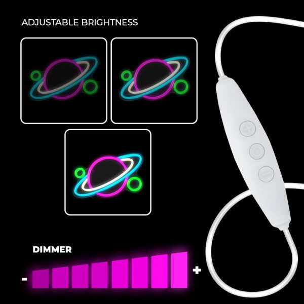 Neon PLEXI LED PLANET multicolor FPNE05X Forever Light